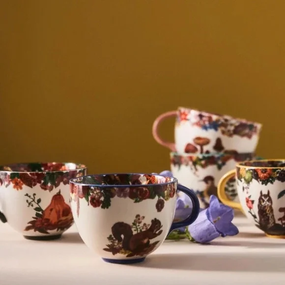 NWT Anthropologie Nathalie Lete Gourd Pumpkin Mug - Picture 2 of 2